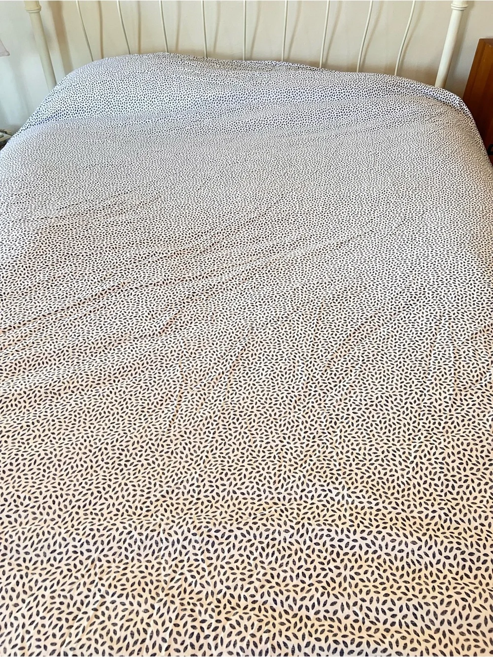 Lauren Ralph Lauren Queen Nora Blue White Paisley Reversible Duvet Cover